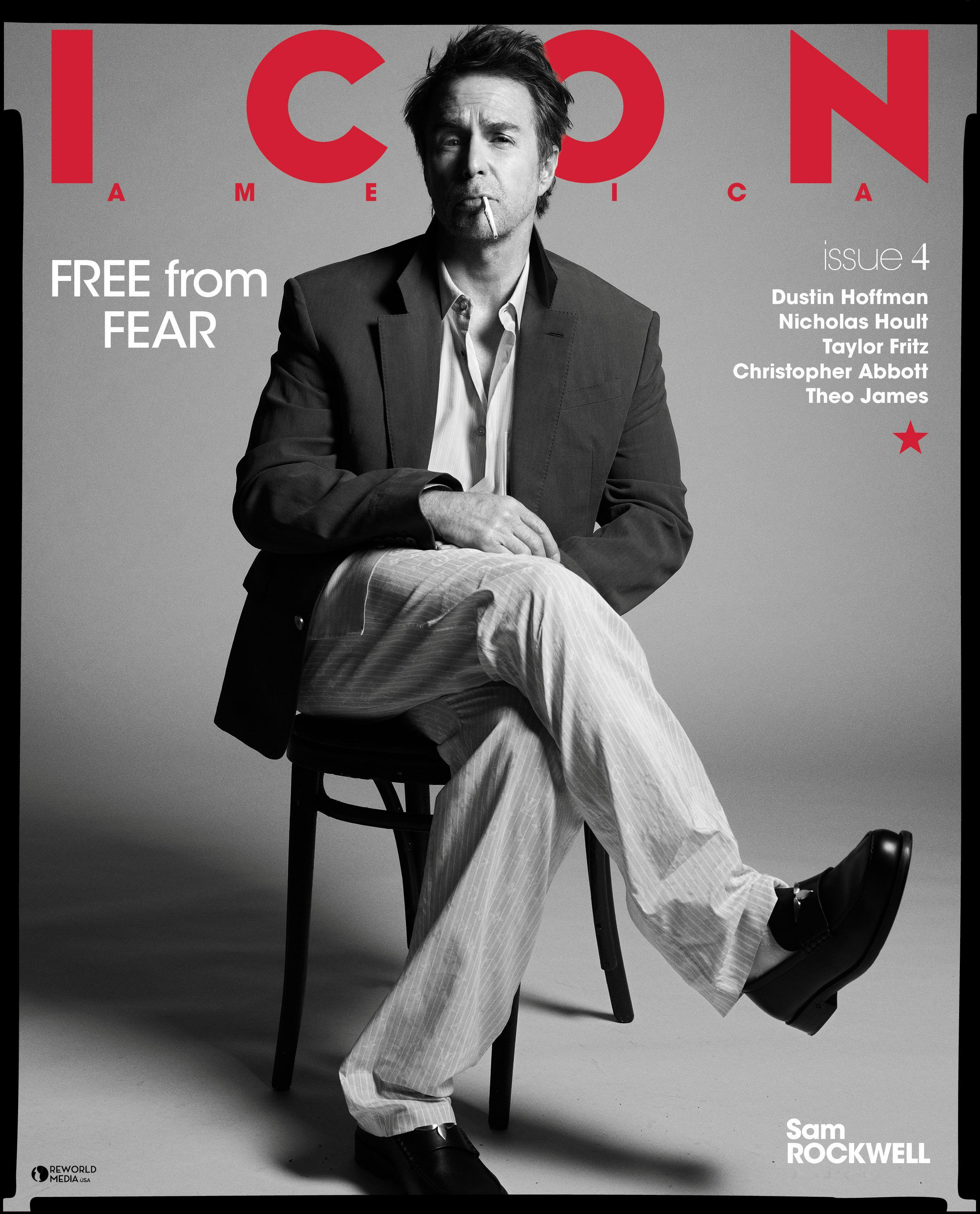 Sam Rockwell超型登上美国《ICON》杂志封面及写真美图大赏！[色][
