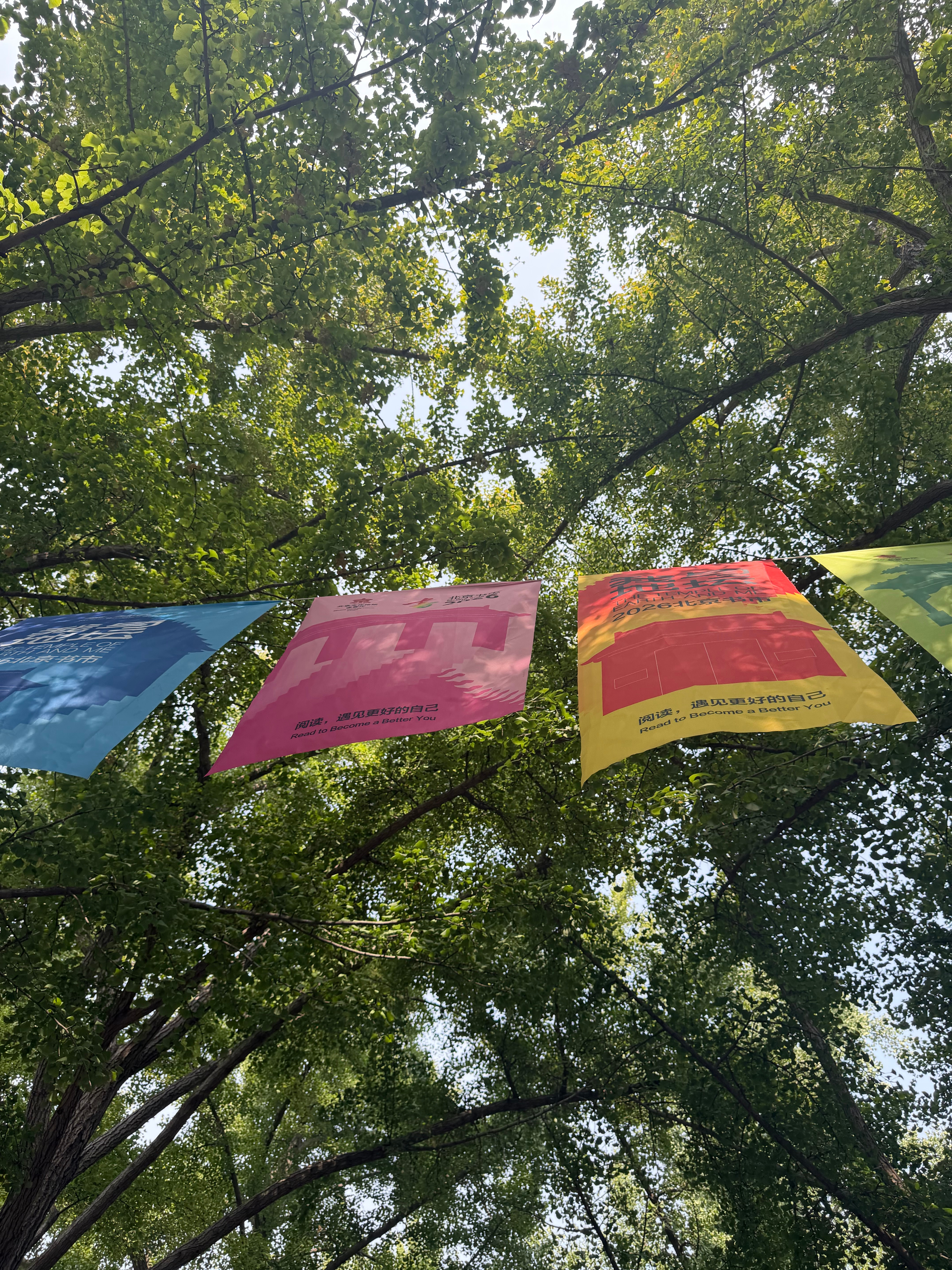 地坛公园书展第一天，去探班一位作者朋友，从门口停车，环绕两圈没有位子，转了25分