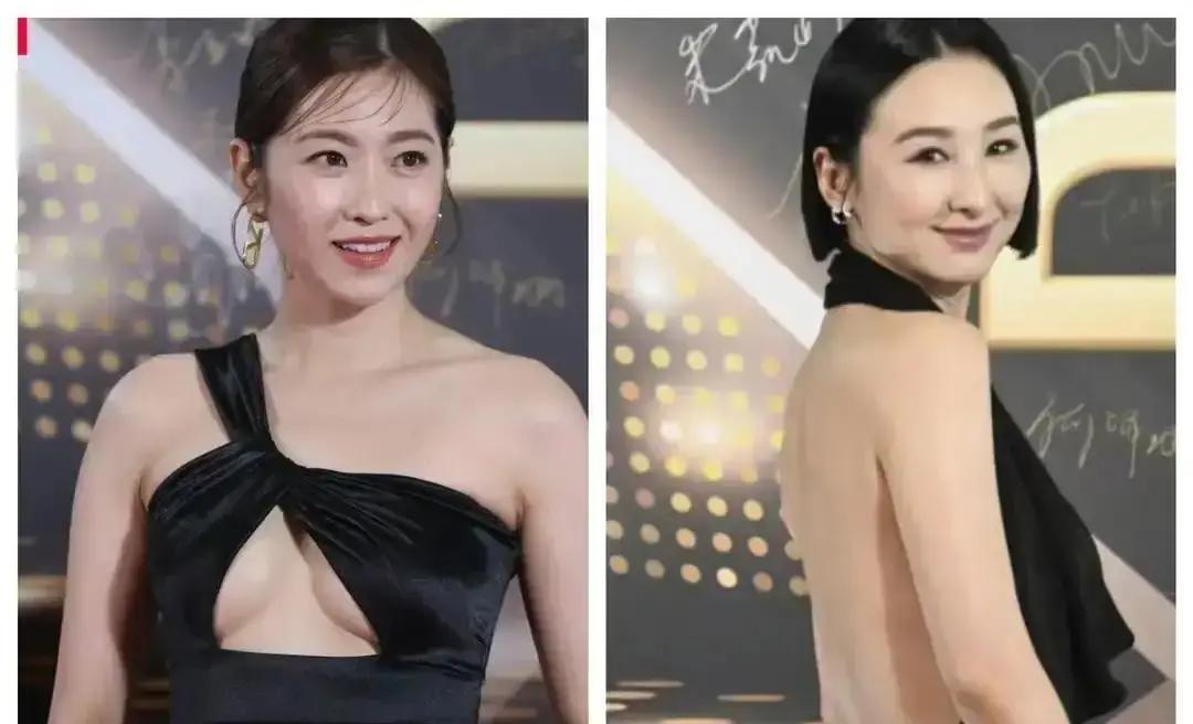 红毯比奖杯更炸场！
 
TVB这次把红毯玩成了热搜发动机。陈自瑶深V开到腰窝，张