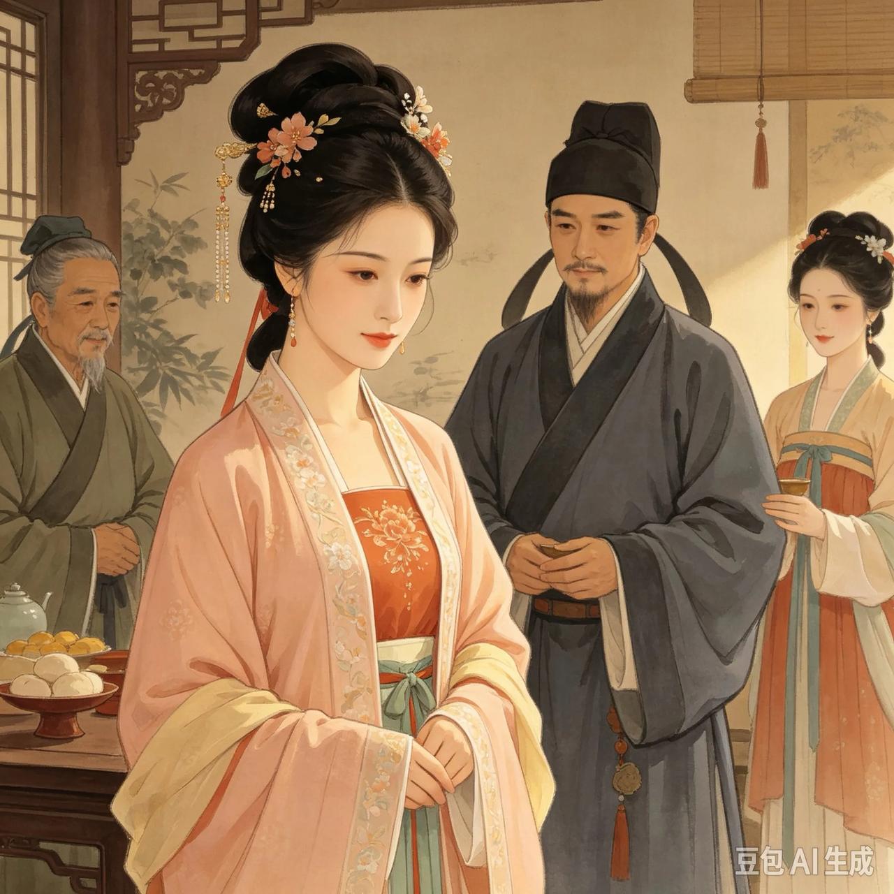 清朝时，郭六是淮镇一户农家的妇人，没人知道她丈夫姓什么。雍正甲辰、乙巳年间遇上大
