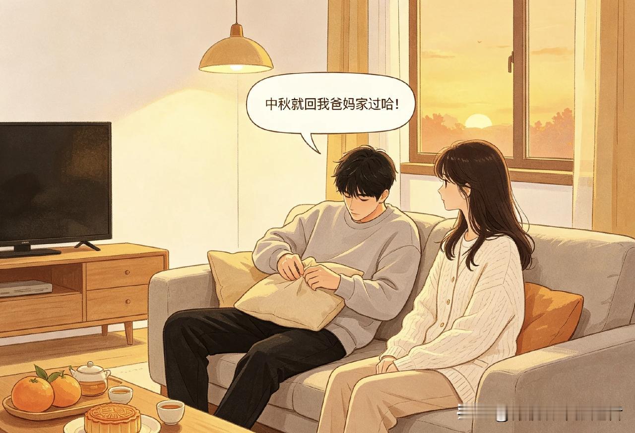 趣味漫画：独子独女的婚姻，最怕的不是没钱，是过节两难...夫妻日常漫画