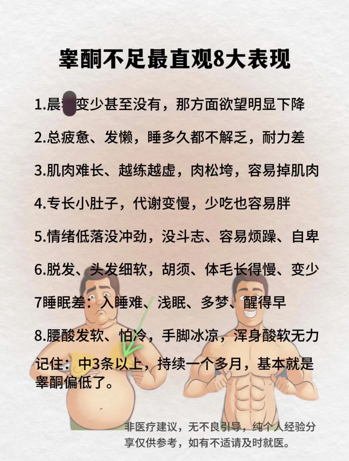 男生兄弟们，你知道睾酮的重要性吗？
