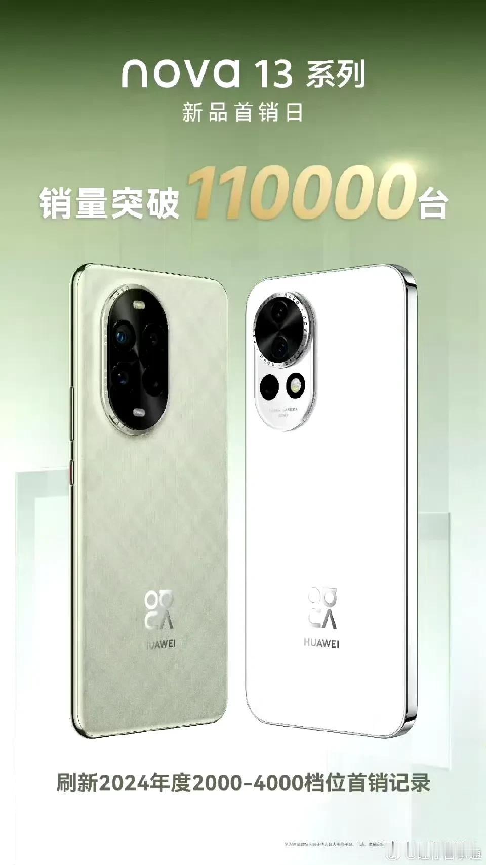 好家伙[捂脸]Nova13两款卖了11万台[捂脸]

均价三千的手机啊[思考]不