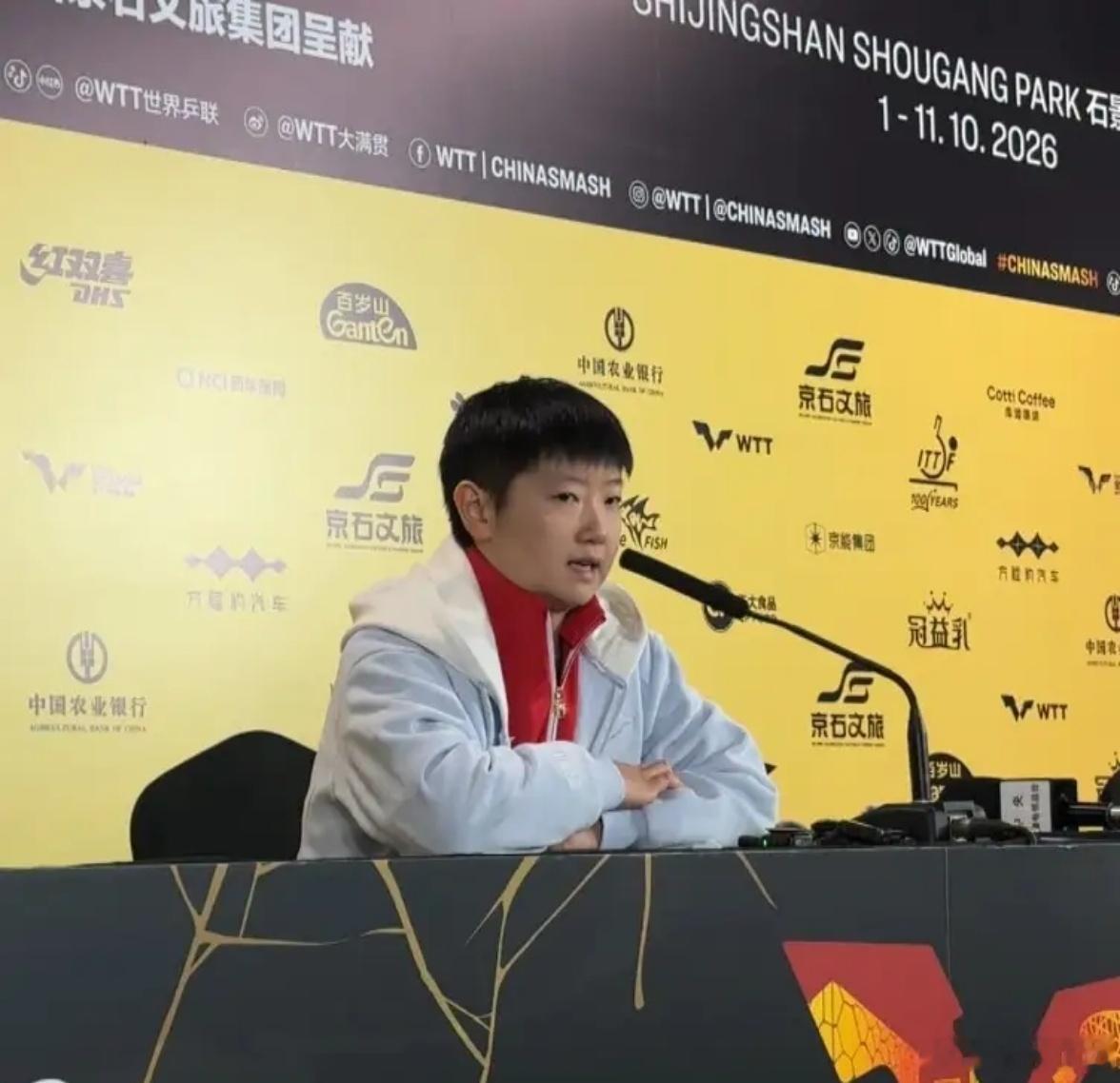 孙颖莎赛后表示：对手的发挥非常出色，整体准备充分，打得也非常好。输赢对运动员来说