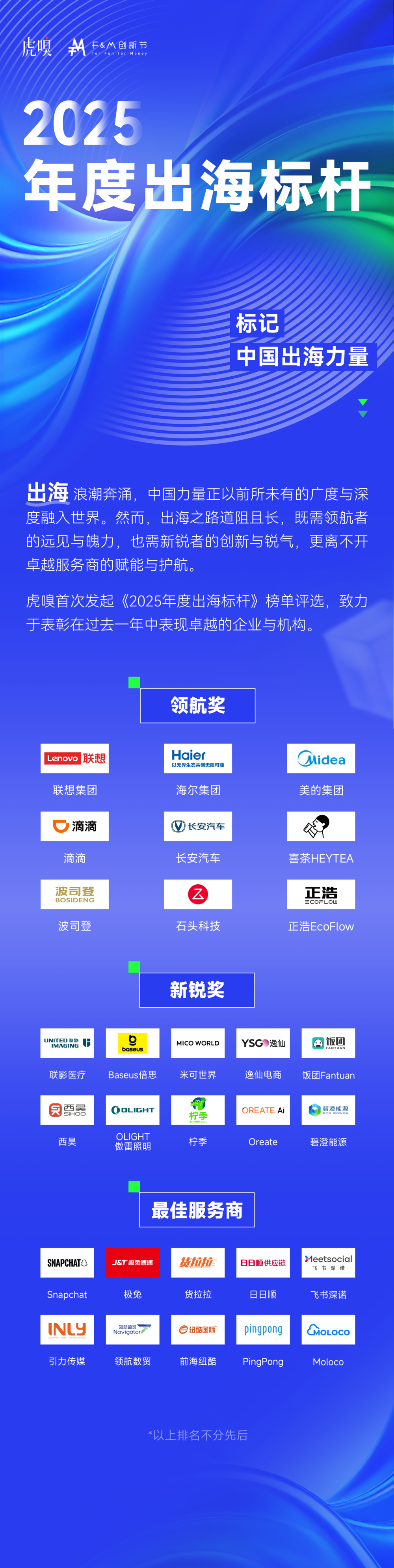 2025出海标杆榜单揭晓：做好世界的合伙人