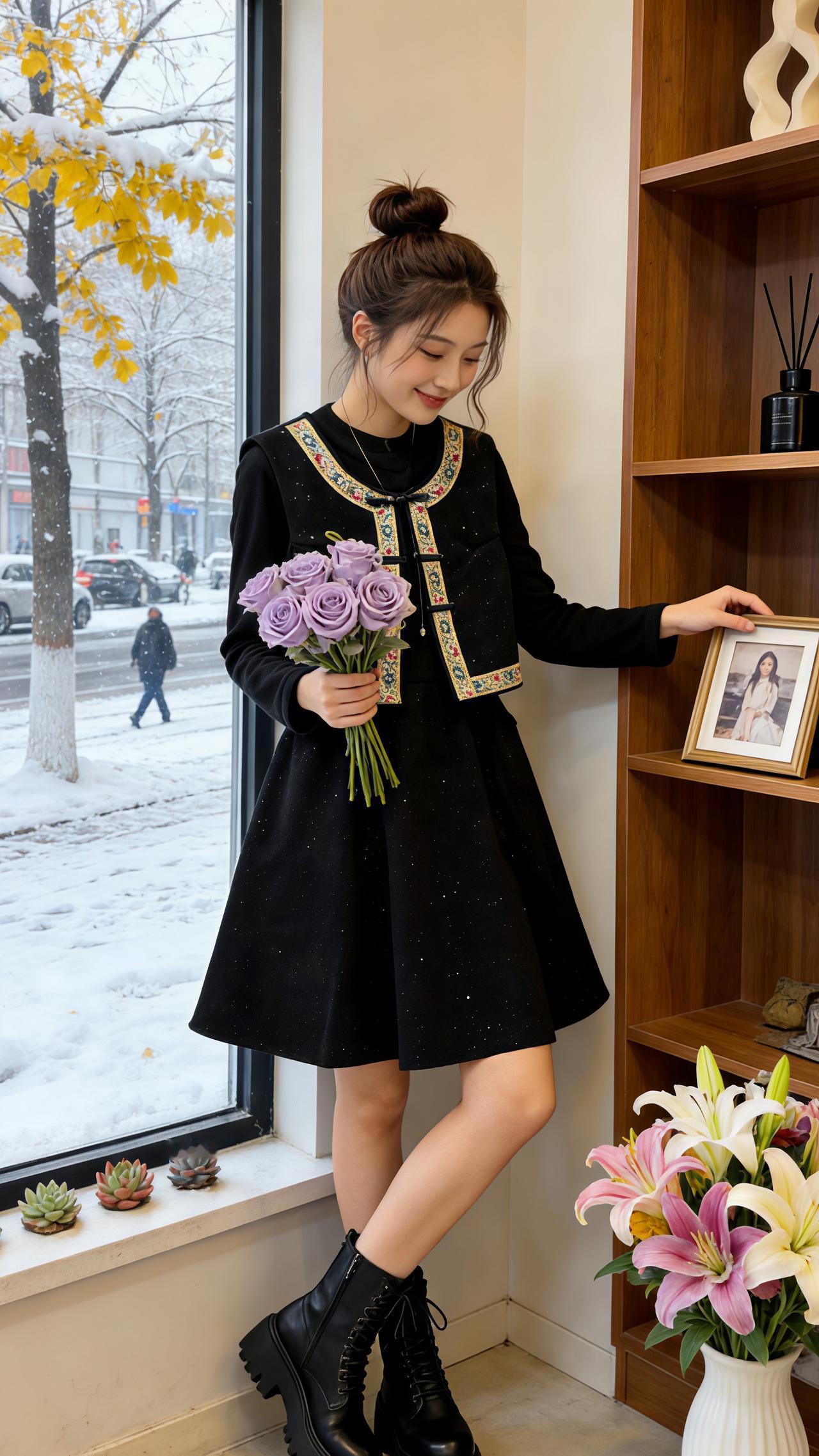 新中式国风 连衣裙分享 套装 谁穿谁好看系列 穿搭女装