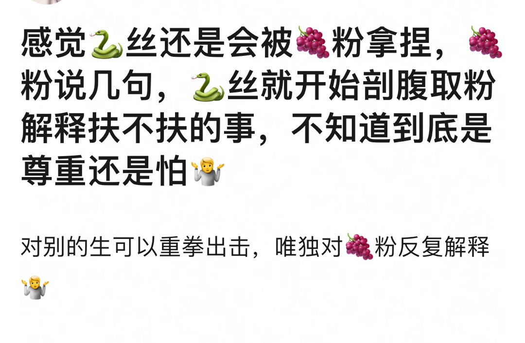 网友说邓为粉丝会被杨紫粉丝拿捏，因为杨紫立牌的一直跟zmjj解释 ​​​