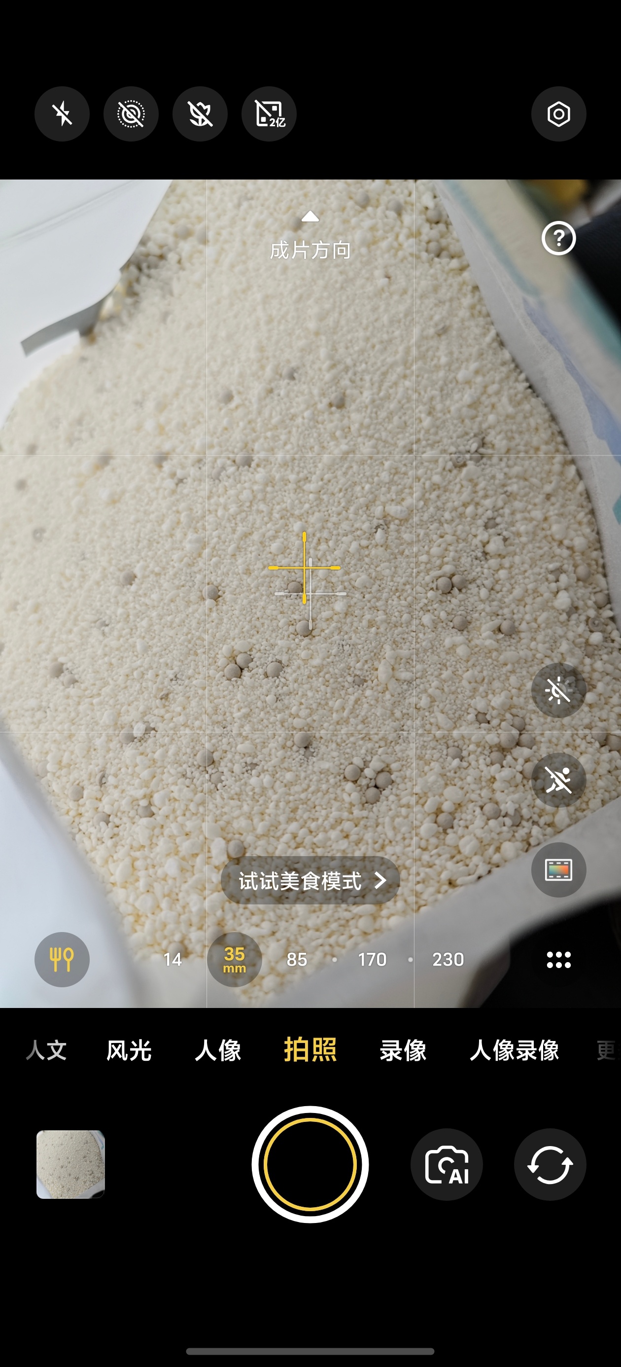我家猫说皮蛋猫砂有点用腻了，于是给它换了这种新款许翠花猫砂，被识别成美食可还行[