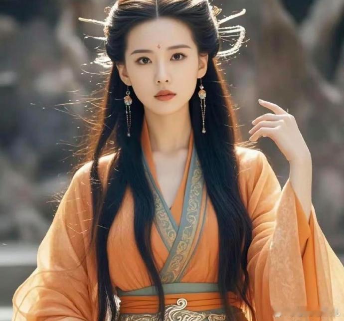 刘诗诗饰演的周芷若，造型惊艳，眼神中透出深沉的狠劲，完美诠释了角色的内心世界。 