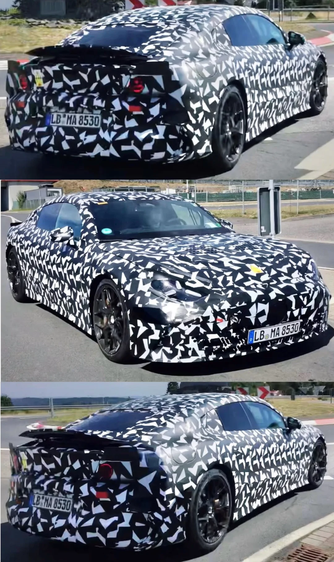 2026 Mercedes-AMG GT 4door EV谍照
