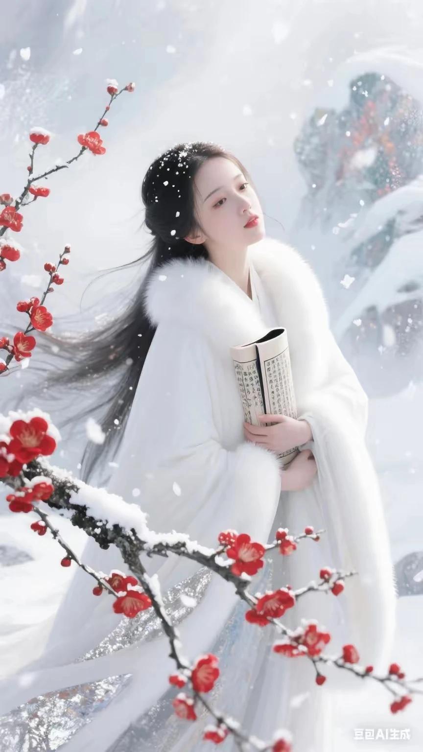 上联：雨打红荷千点泪
下联：雪沐梅花万朵红
这副对联对仗工整，意境优美，将雨荷的