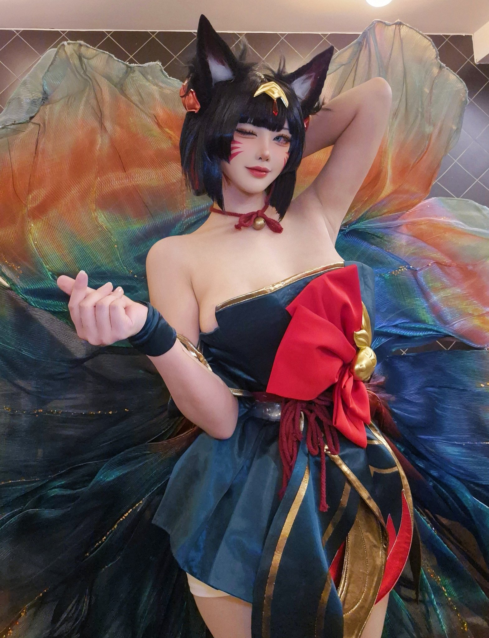 韩国Coser yasal莲华温泉 阿狸英雄联盟 ​​​