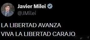 “该死的，自由万岁！”阿根廷总统哈维尔·米莱以其标志性风格，就美国对委内瑞拉的军