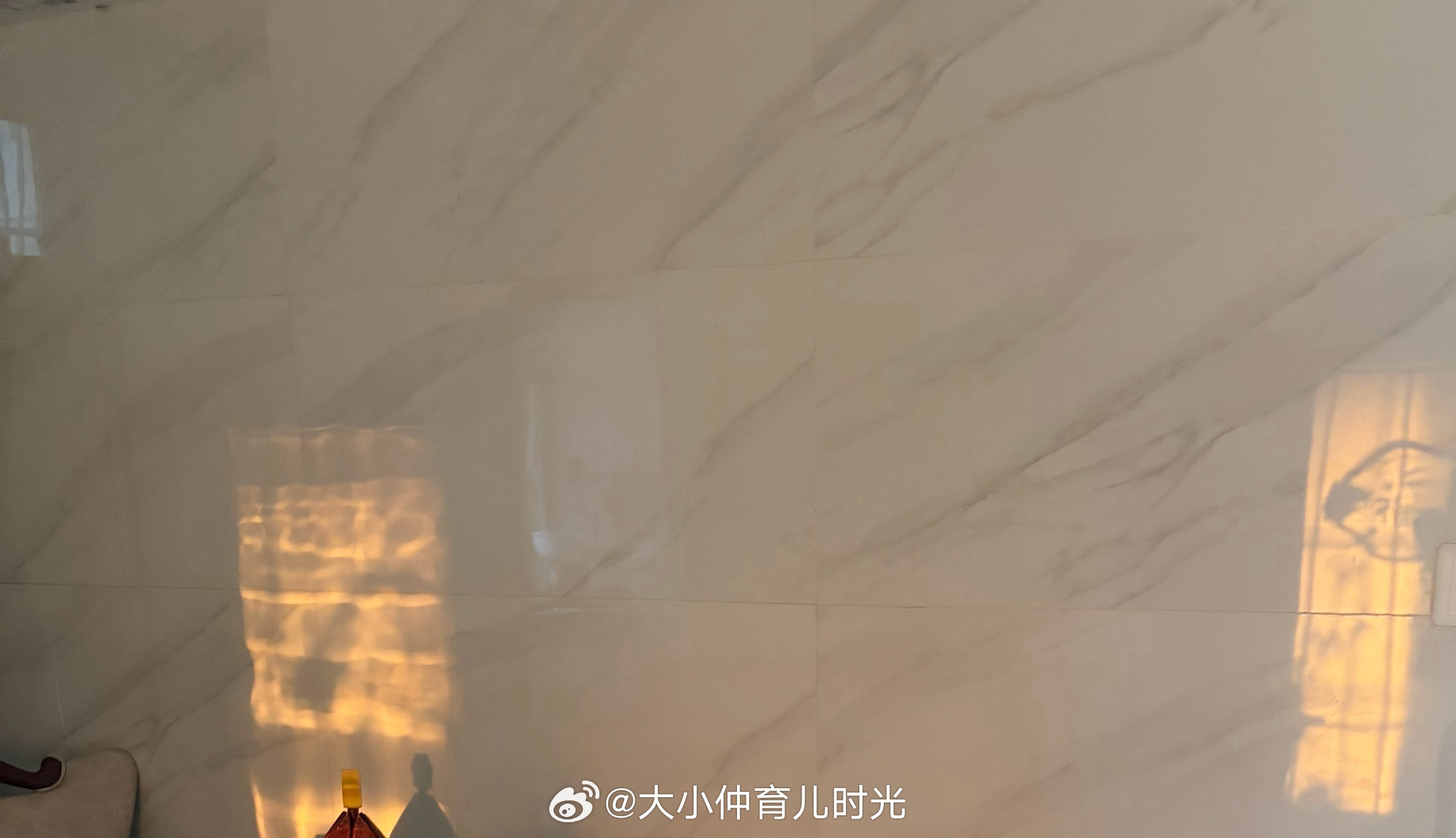 醒来便看见福字照进家门，而且是双福～～ ​​​