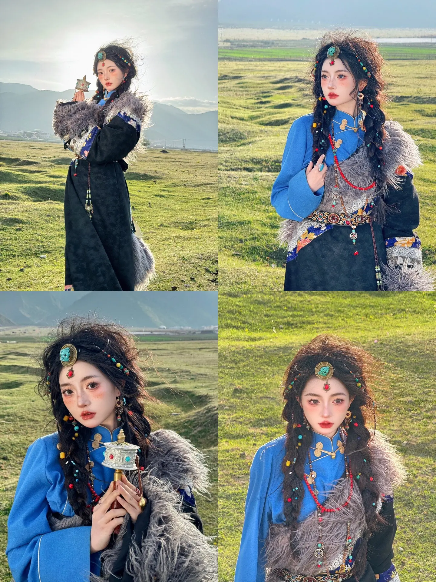 香格里拉五套爆🔥的藏服写真。如果是你会选哪套？