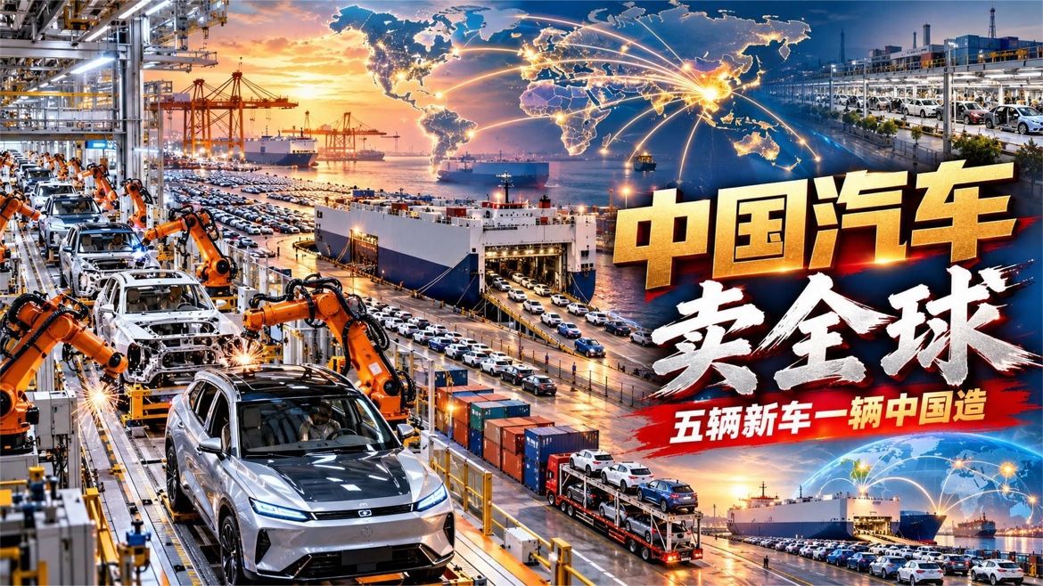 五辆新车就有一辆中国造！中国汽车卖到多国，多国建厂