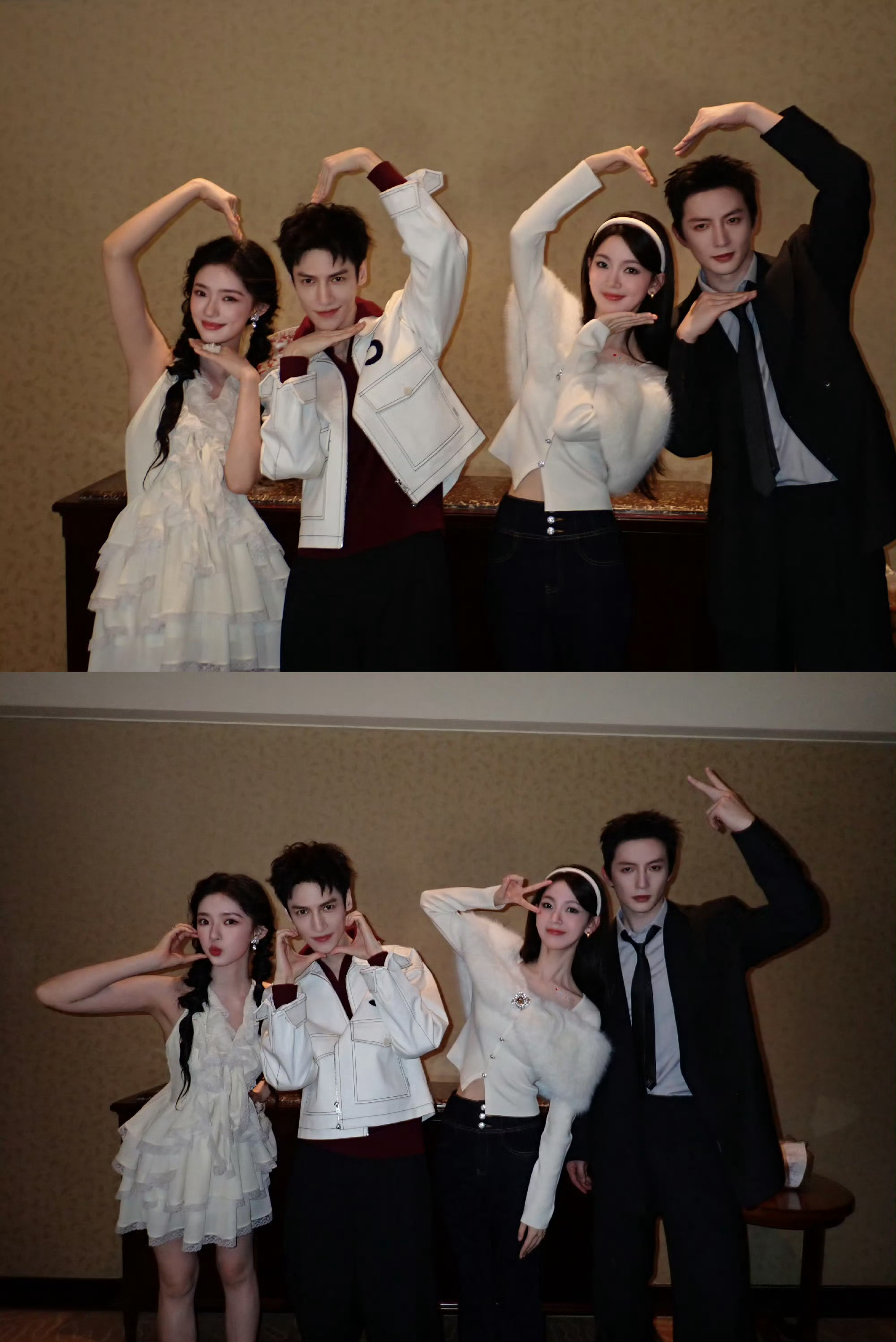 谢谢林允分享！！不愧是相亲相爱一家吟，水龙吟剧组友谊长存～ ​​​