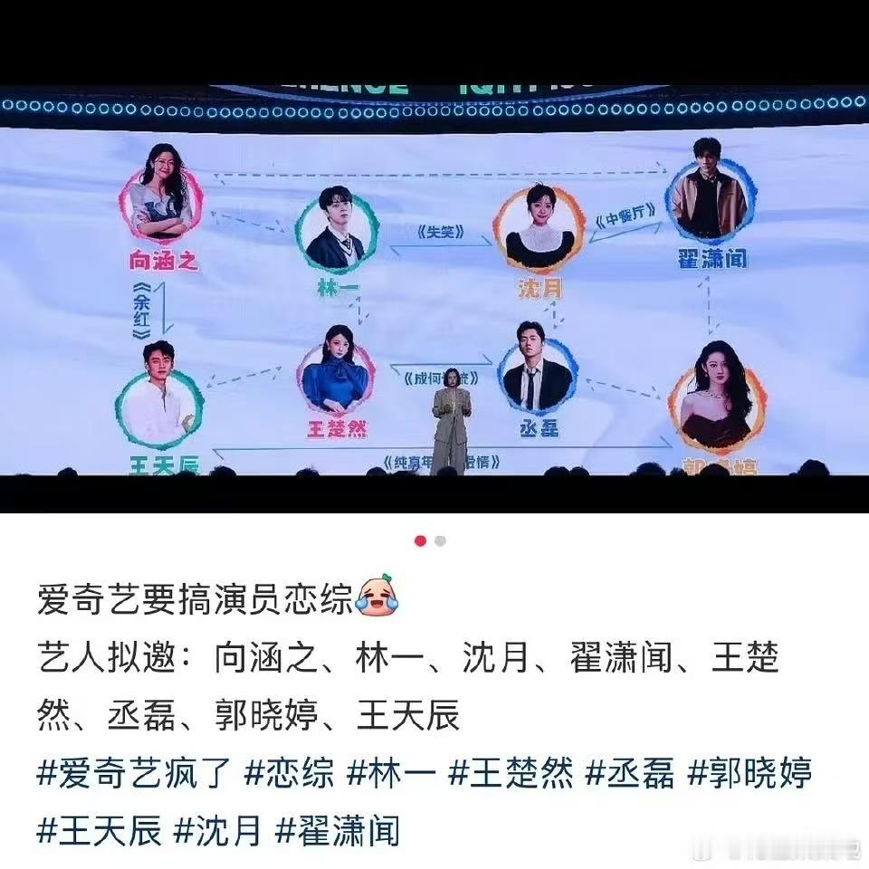 爱奇艺演员恋综拟邀阵容爱奇艺恋综拟邀演员阵容爱奇艺演员恋综拟邀阵容，可以可以，绝