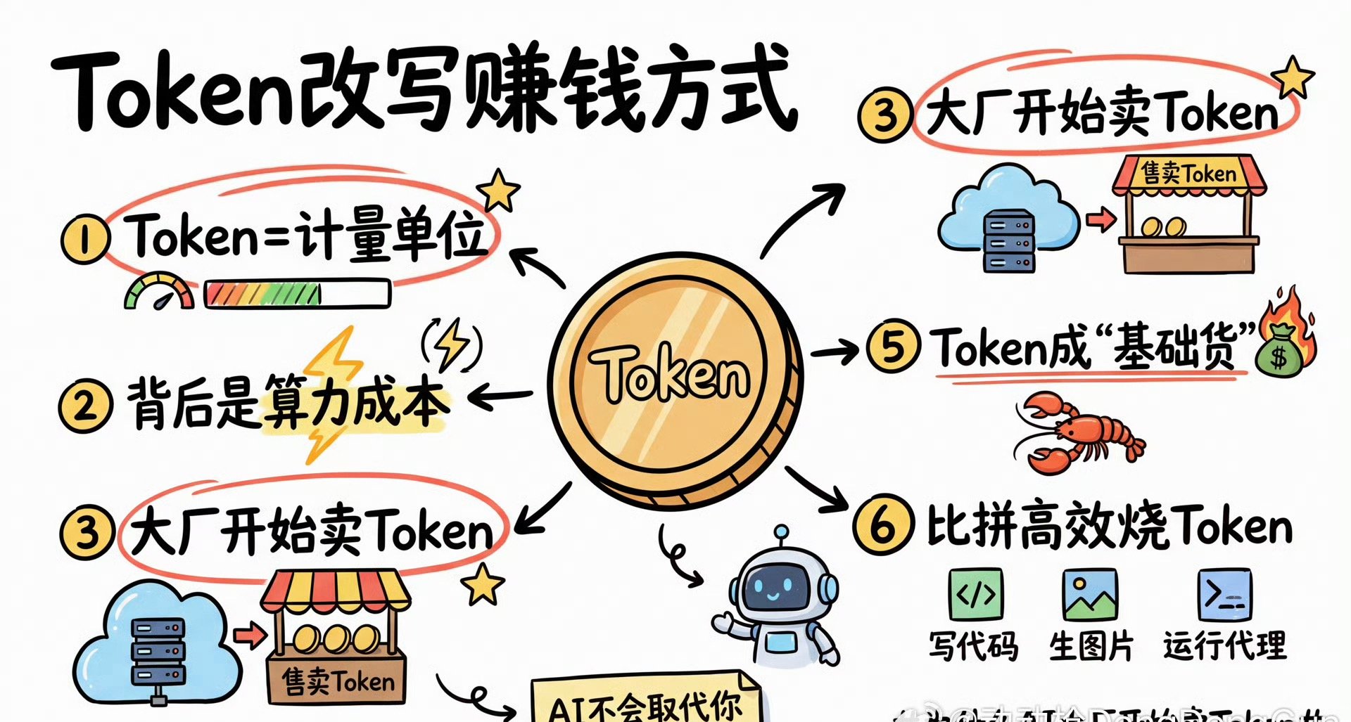 为什么AI大厂开始卖Token龙虾带火了Token，现在好多AI平台都在卖这个，