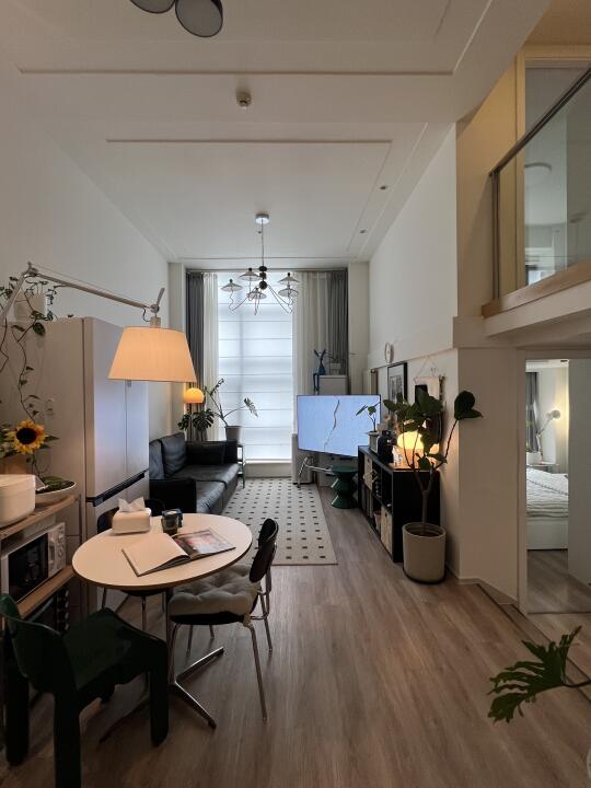 北京65平Loft🏠一个人住真的很舒服啊
