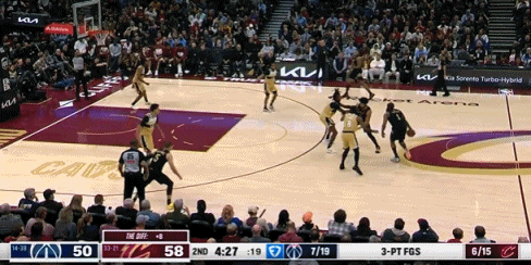 半场罚球上双！今日哈登梦回巅峰！
在今天NBA常规赛骑士对阵奇才的第二节比赛中，