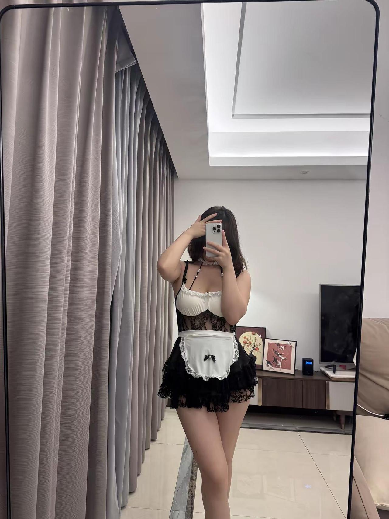 蕾丝女仆穿搭 理想女友 甜辣风穿搭 谁穿谁好看系列 穿这套去约会
