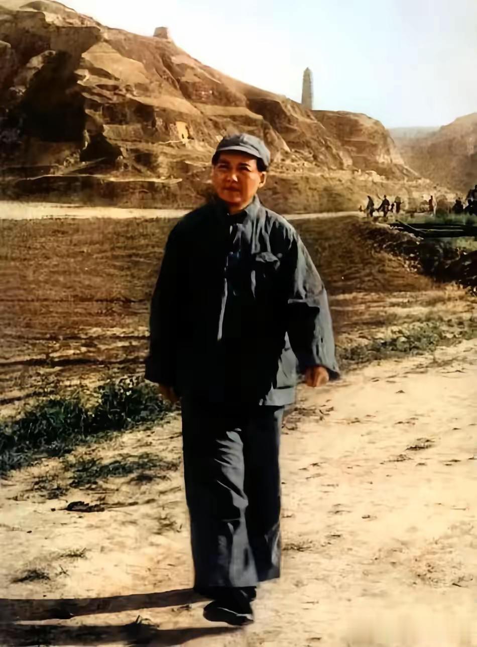 红色之旅。毛主席当年所在的大概位置