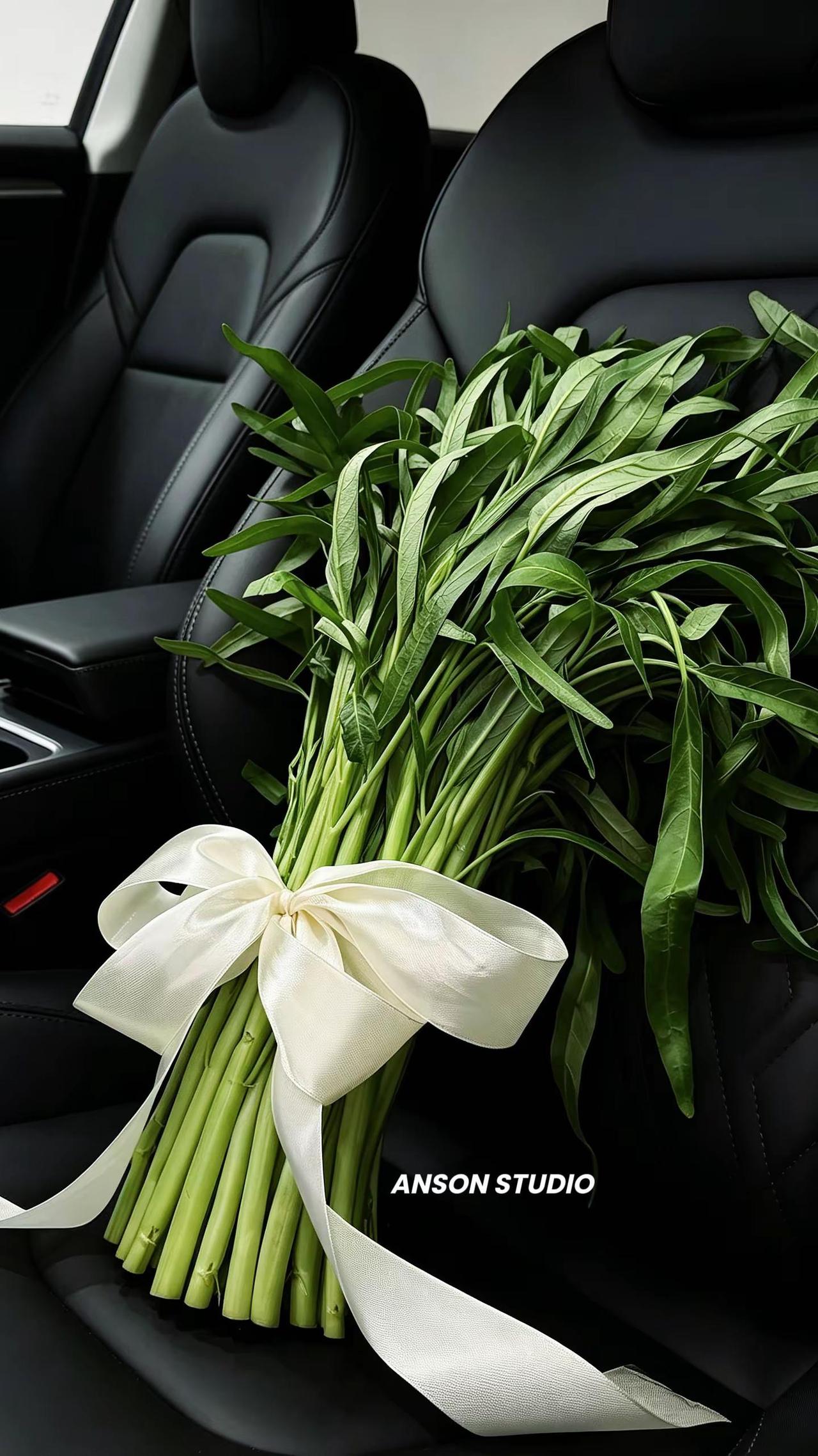 一定要鲜花吗 ong菜不行吗？把浪漫装进车里