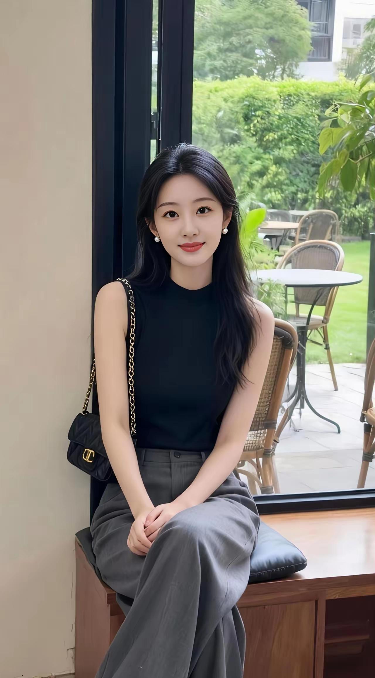 优雅黑裙，气质满分，都市女性风范！💄👗👠