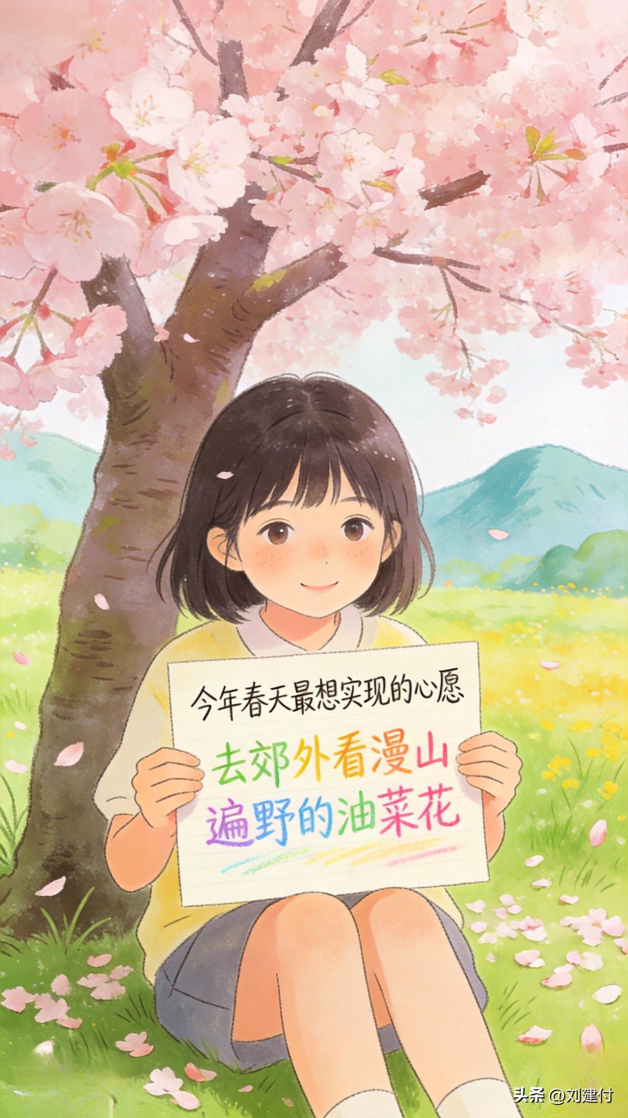 今年春天，最想实现的心愿是——  

和闺蜜去郊外野餐！  

脱掉厚重的外套，