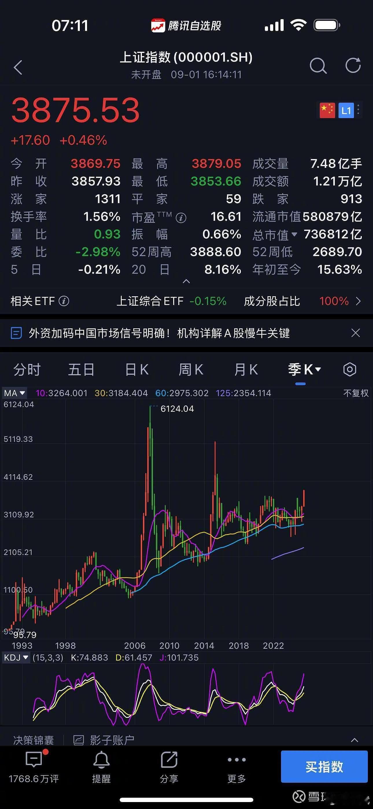 穿越记忆的河流 2025年9月2日，昨天和朋友交流，有人问我这波行情能多高？如果