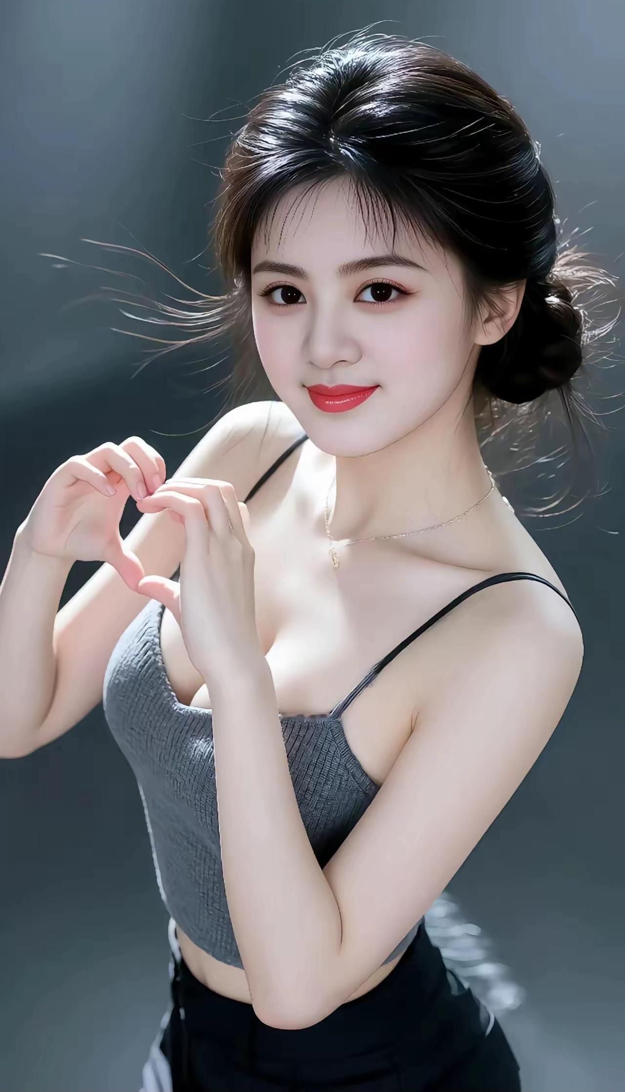 青纯美女，气质妥妥，容颜不老