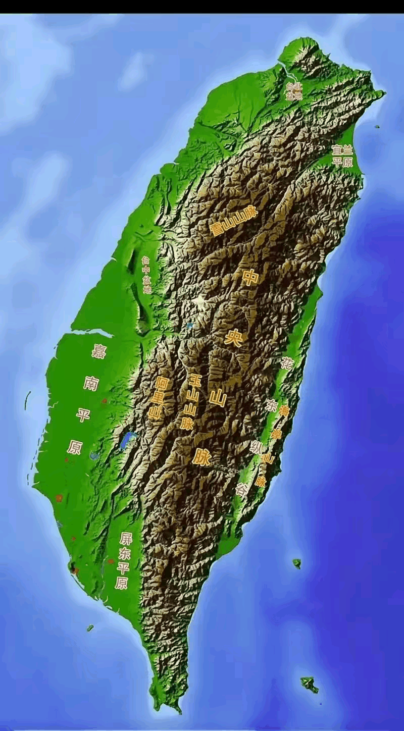 很多人以为台湾岛和海南岛差不多，路网很发达，四面八方的交通都顺畅，但事实并非如此