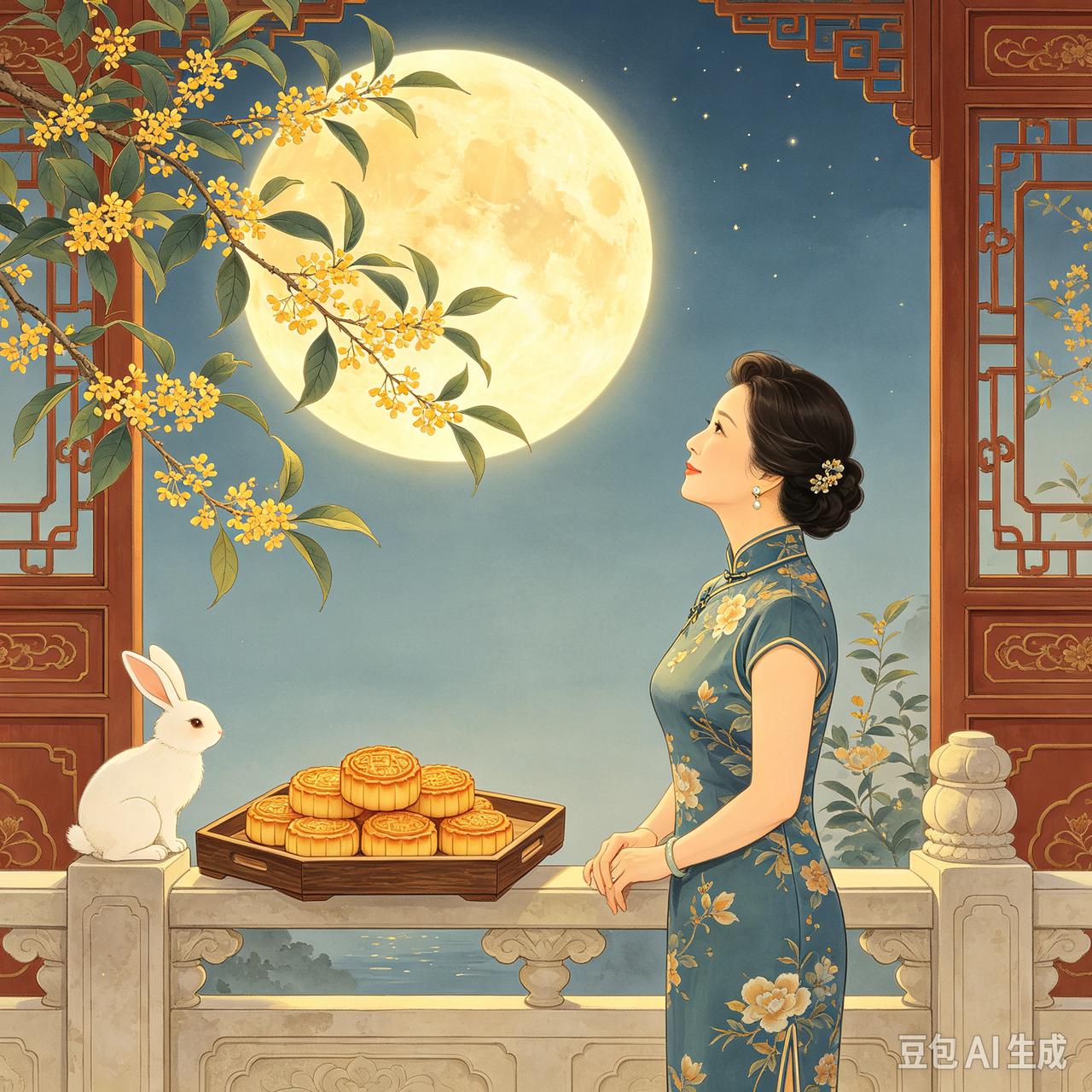 月是故乡明，心安是团圆。

人间最美是中秋，世间最暖是归途。

人这一生，行过山