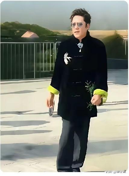 不服出来走二步蔡国庆 蔡国庆穿搭