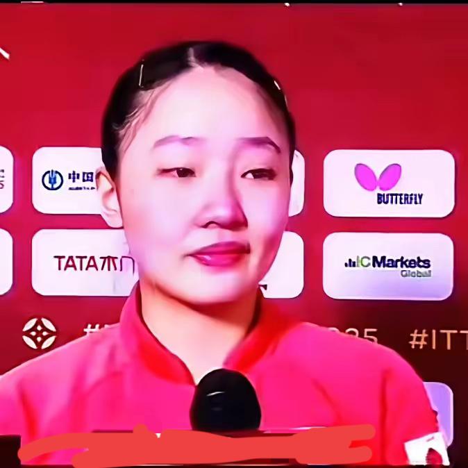 伦敦世乒赛结束后，日乒“一姐”张本美和接受采访时说道：自己打完前面的比赛，坐在台
