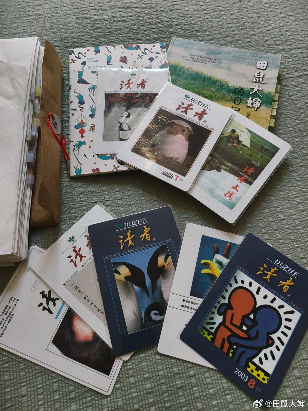 收到杨雪姑娘寄来已排版的稿子，她真是好认真又专业！她又是好有心，顺便还带了敦煌书