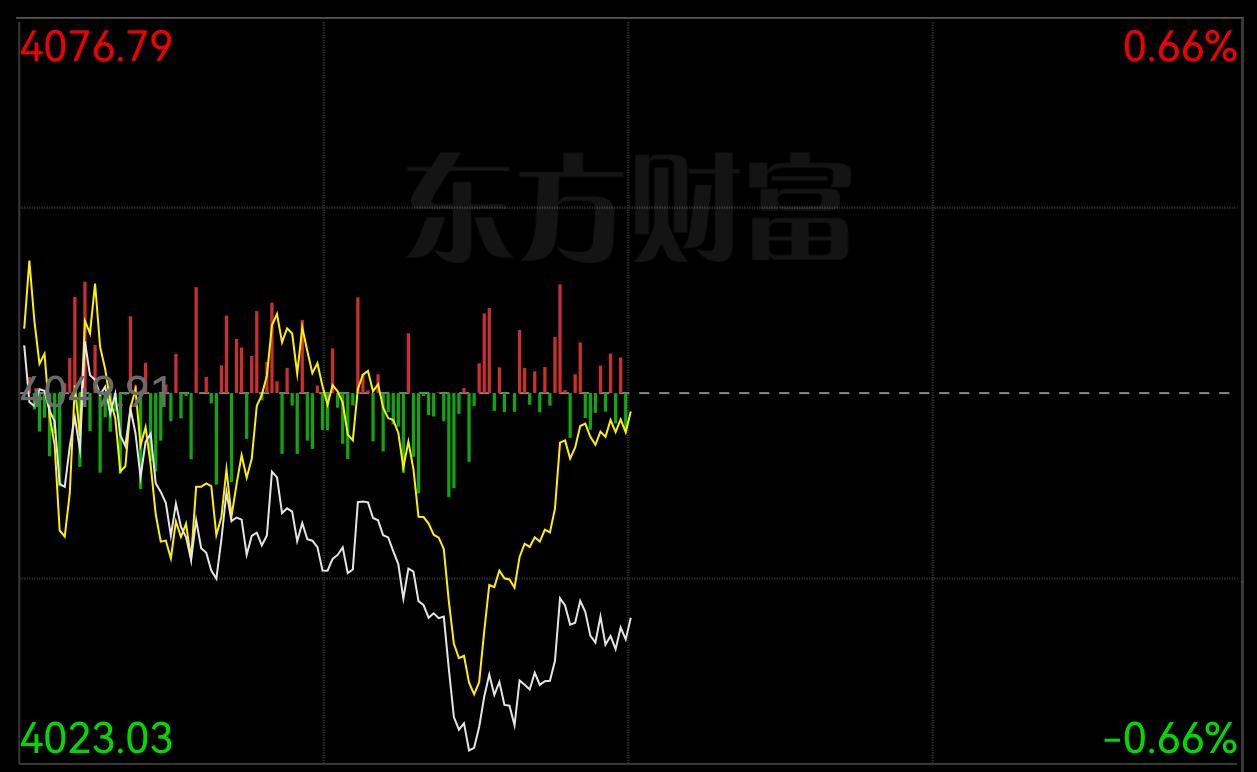 牛市旗手虽然没有吹响集结号，但是今天上午的4021支撑发挥了作用，下探至4023