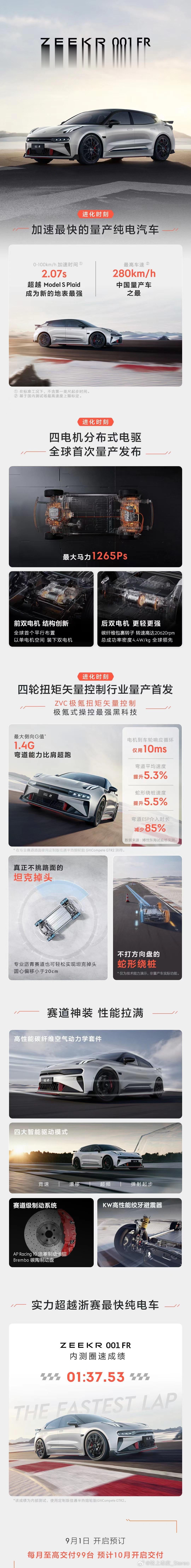 完整图解来了。极氪001FR真的强，电动机一定程度上重构了我们造车过程中解决问题