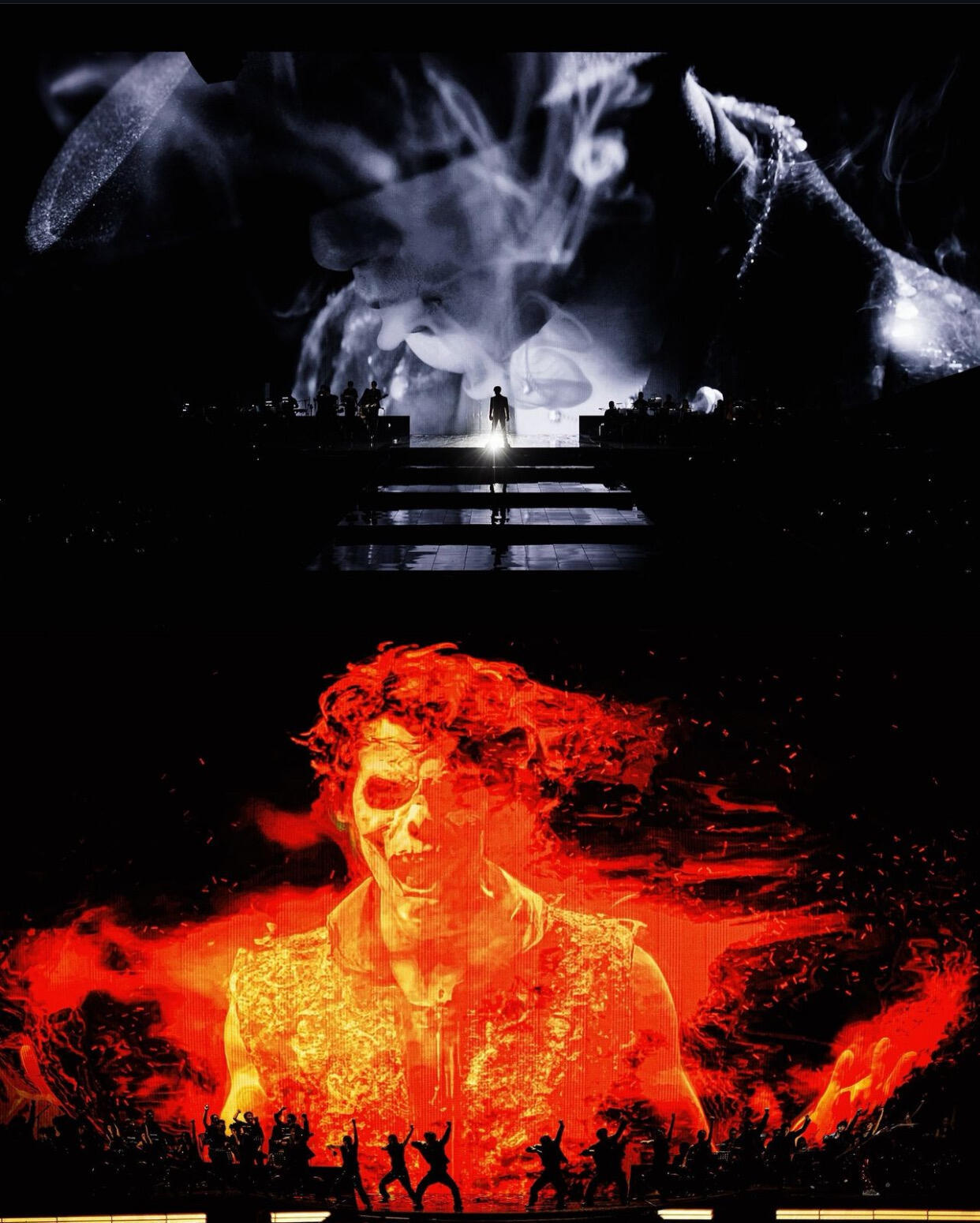 侯明昊演唱会舞美被指抄袭檀健次檀健次演唱会舞美挺好看的，确实内娱标杆了，最后是檀