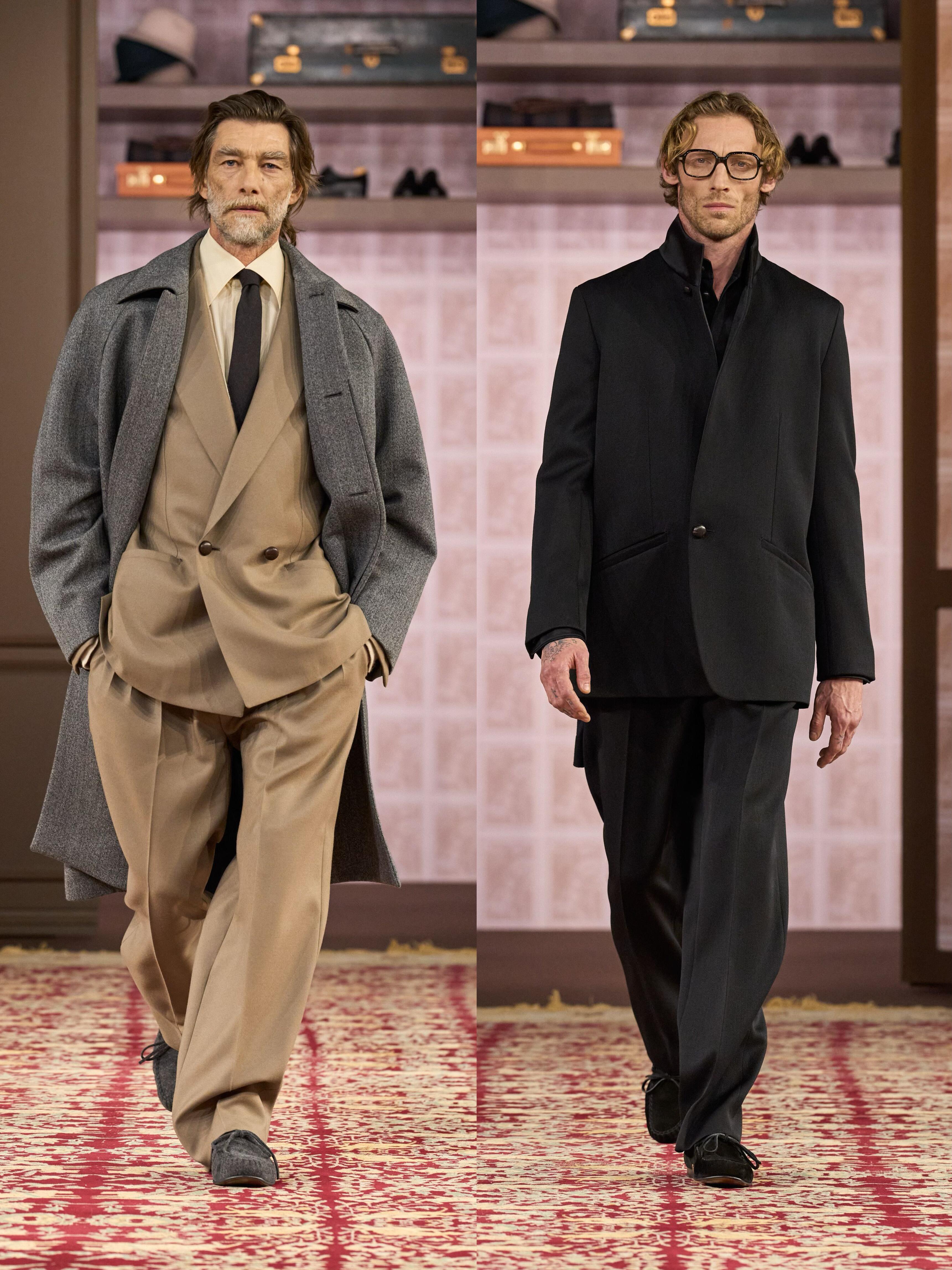 男装周米兰男装周大秀直击 Zegna2026秋冬男装系列超有老干部衣橱既视感。意