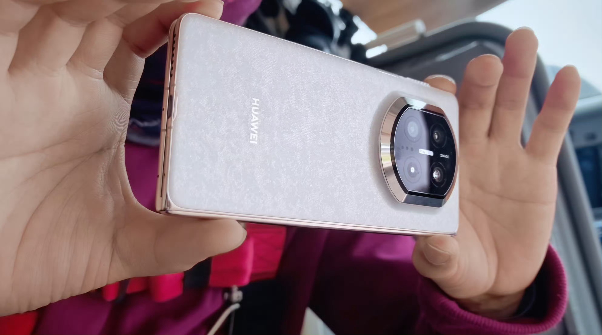 华为MateX7影像实力有多强第二代红枫影像+1/1.28英寸超大底主摄，华为M