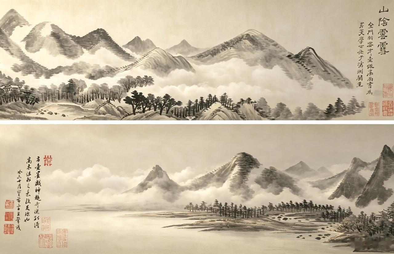 王翚《山阴云雪》鉴赏