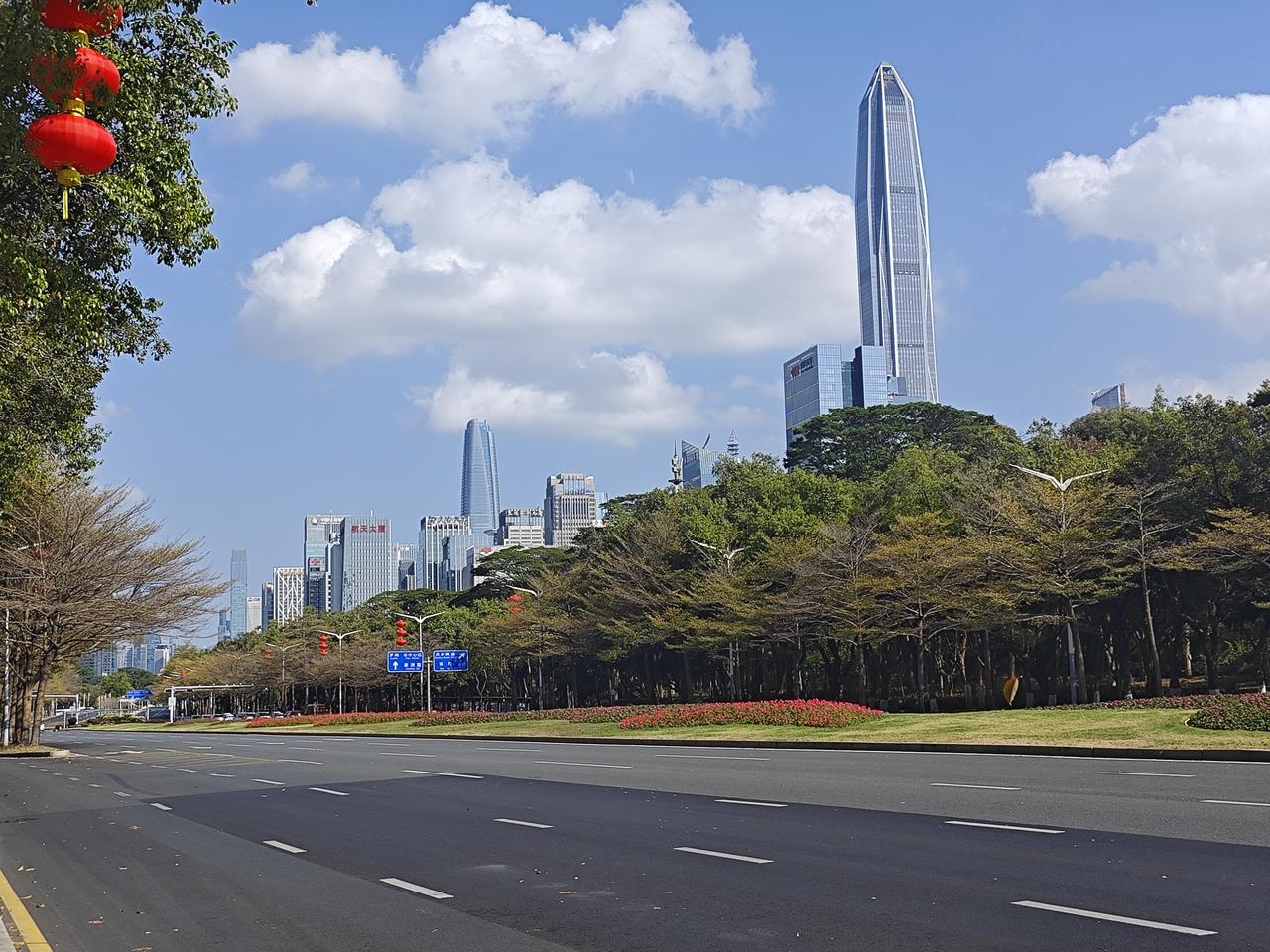 [途虫摄影]2026年春节深圳，空城的感觉，空城的风景。拍摄于深圳福田中心区和南
