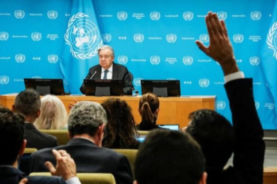 古特雷斯一语惊人：当了10年秘书长的他，下台前阴了中美一把

1月29日，在联合