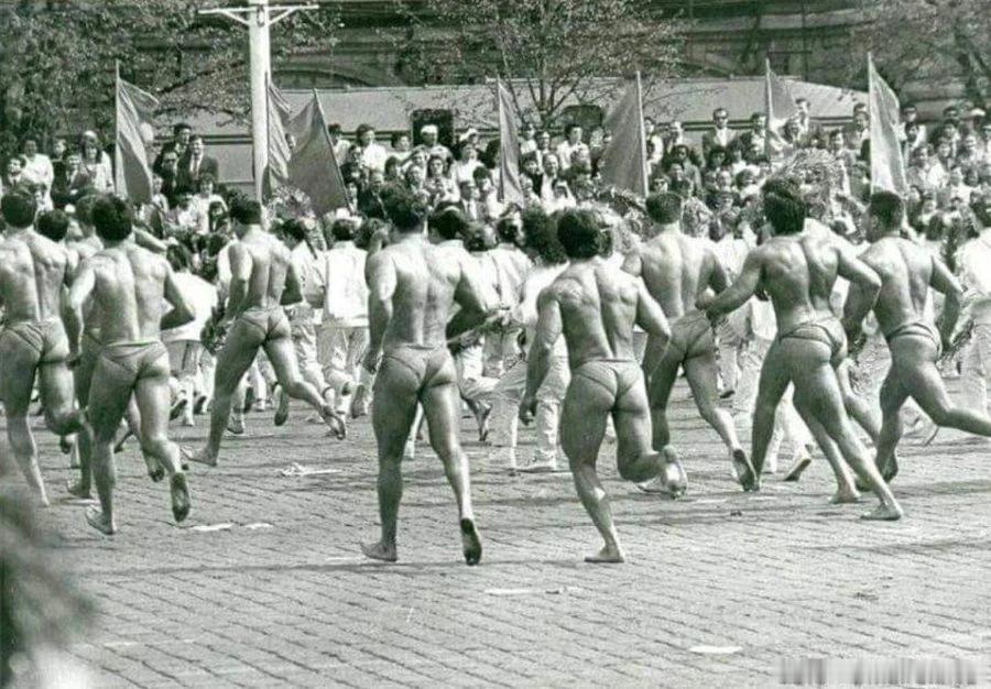 1989 年，莫斯科，五一节庆祝活动