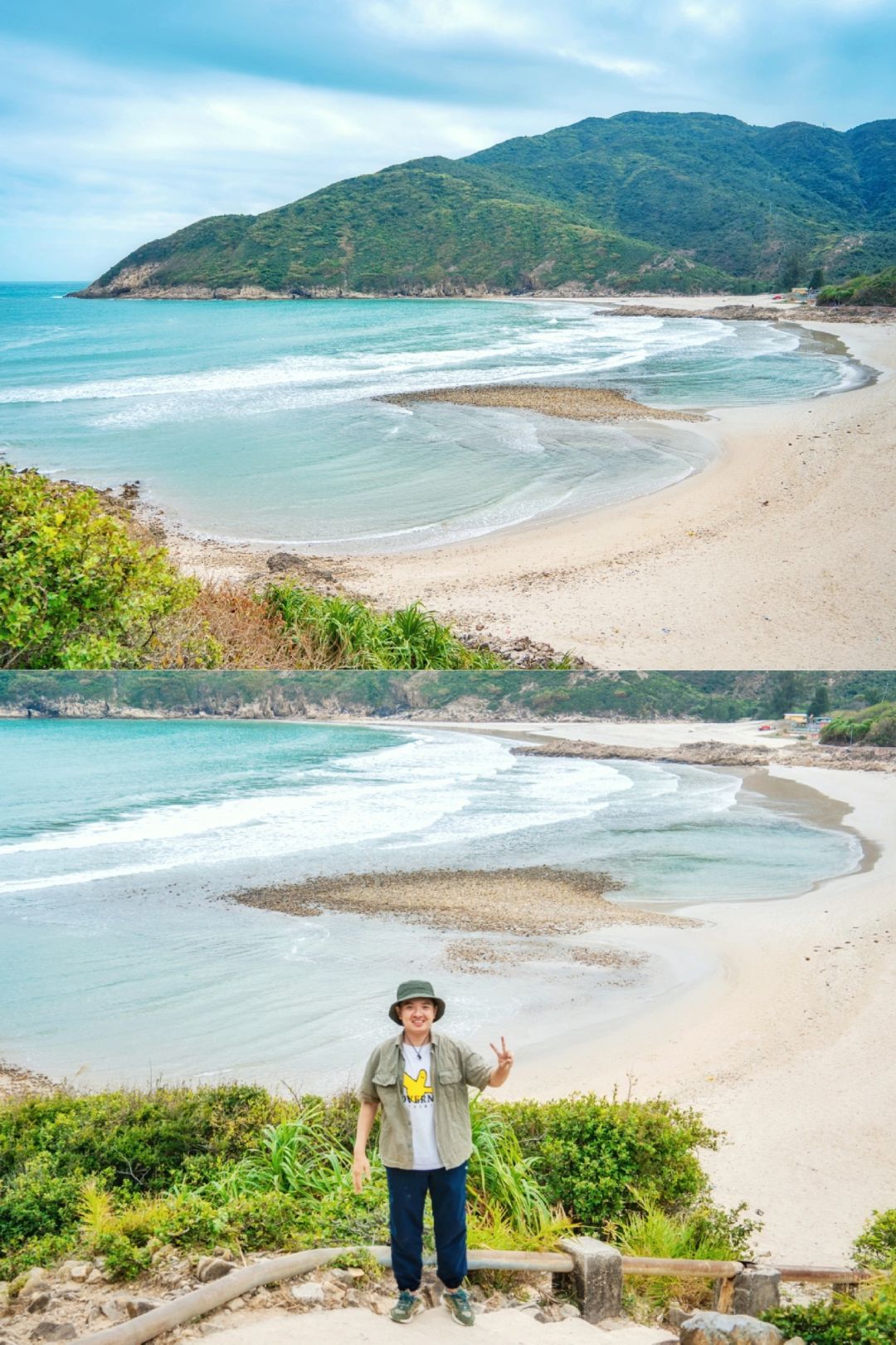 在香港麦理浩径‼️邂逅一片浪漫爱心海💖