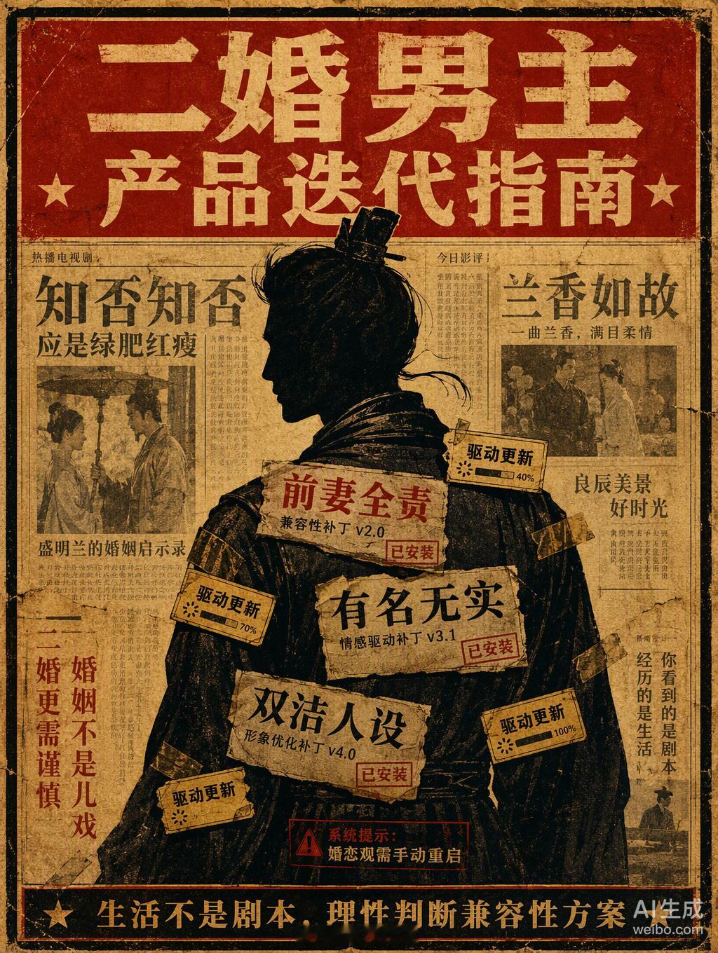 国产剧最近好像集体给男主刷上了“二婚”皮肤，从《知否》到各种新番，离异、丧偶的设