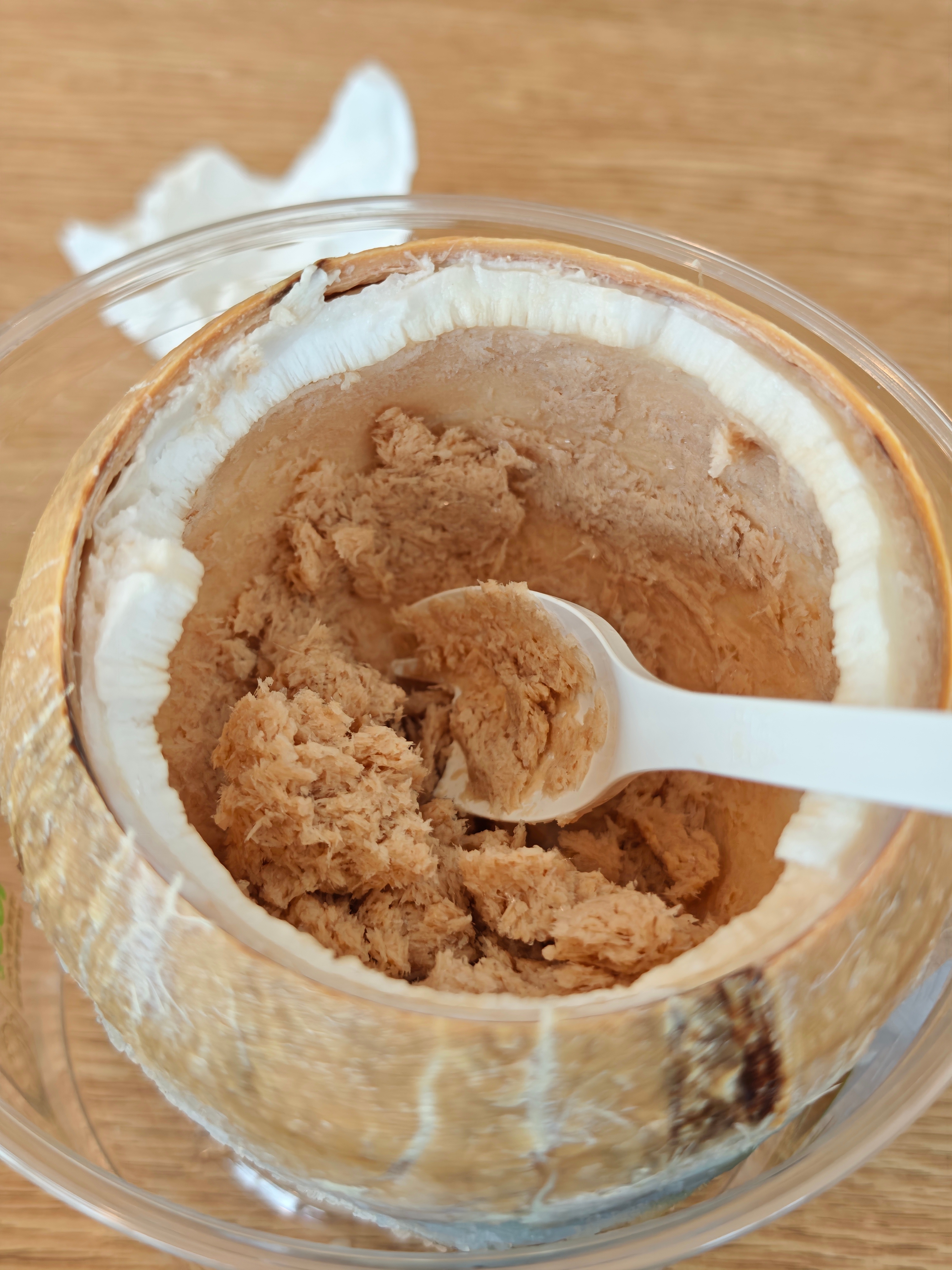 不错啊，咖啡喝完还有椰蓉和椰子冰