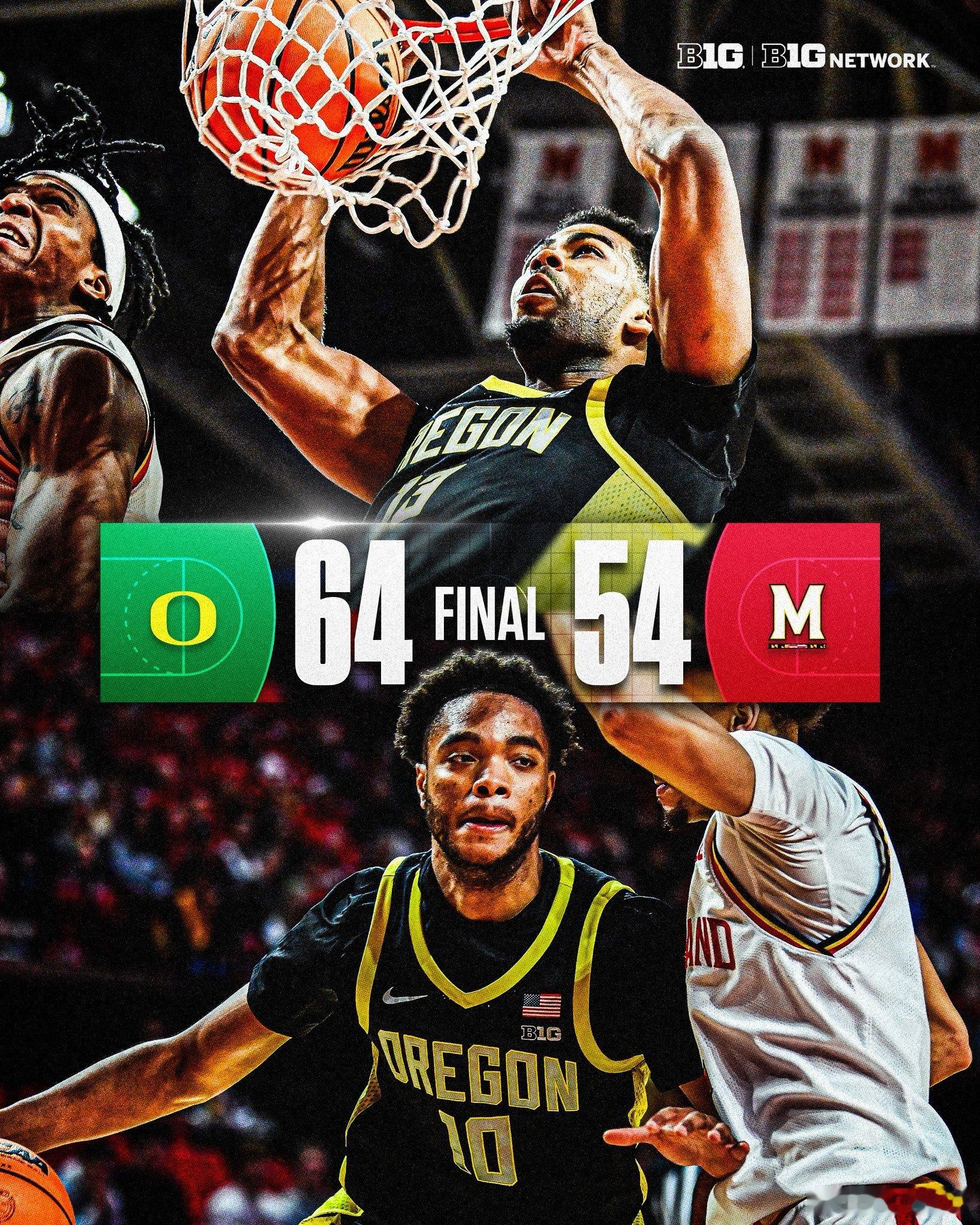 开启BigTen内战在Shelstad缺阵的情况下客场战胜马里兰Nate Bit